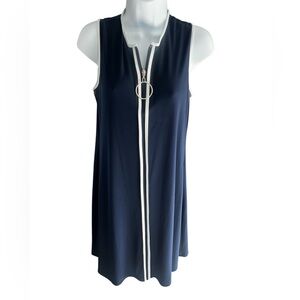 MSK Navy Sleeveless Dress S